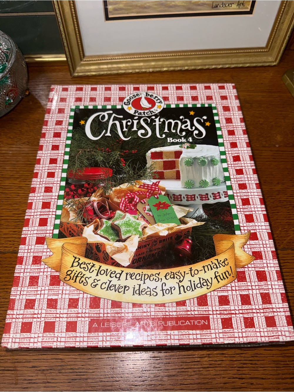 4 Set of Gooseberry Patch Christmas Books